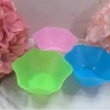 Best-selling simple plastic creative snowflake milkshake ice cream, shaved ice bowl dessert set, fruit ice powder and smoothie bowl Application Scenario